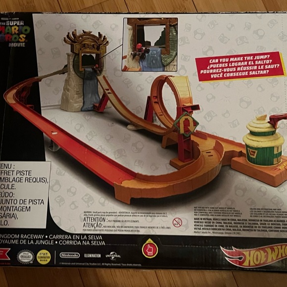 Mario Kart Jungle Kingdom Raceway Playset - Hot Wheels - Picture 6 of 6